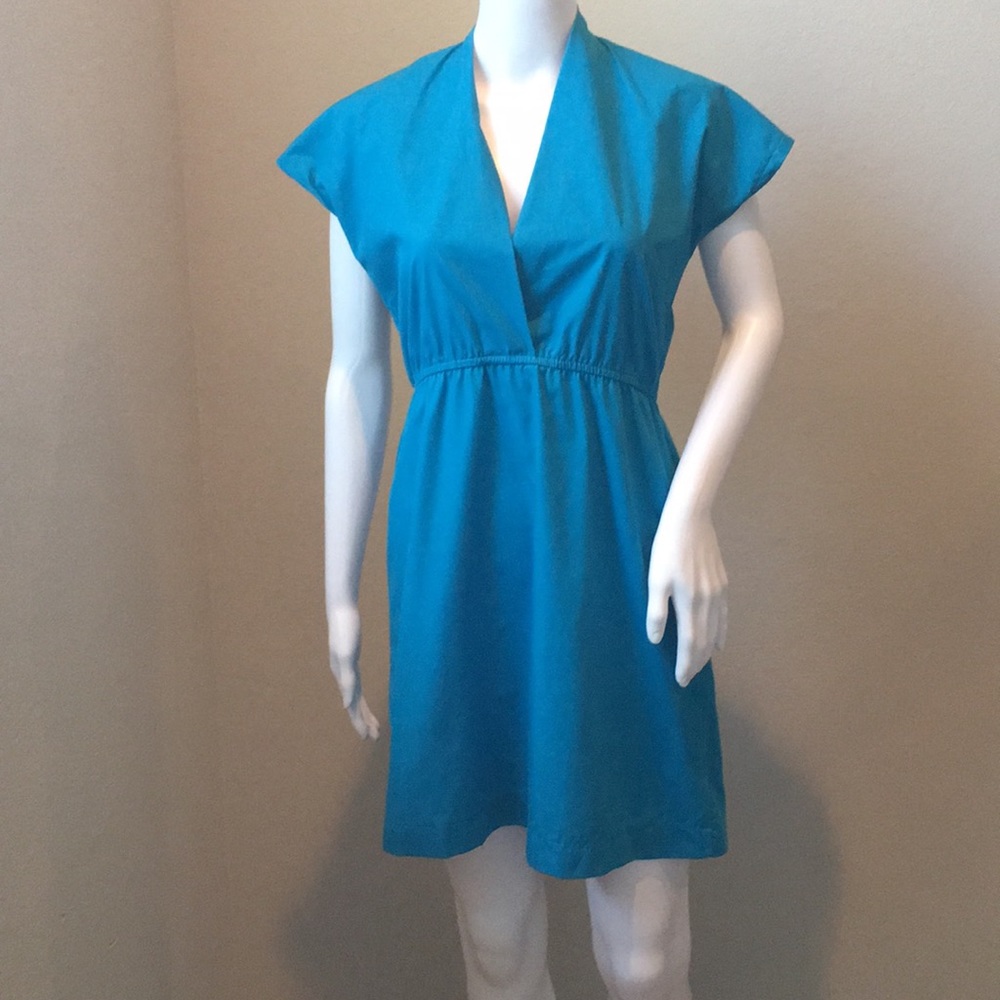 Day Dress with Pronounced Shoulder